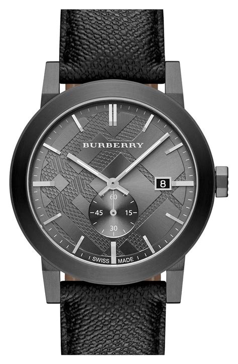 nordstrom burberry men's watch|burberry watch men's leather strap.